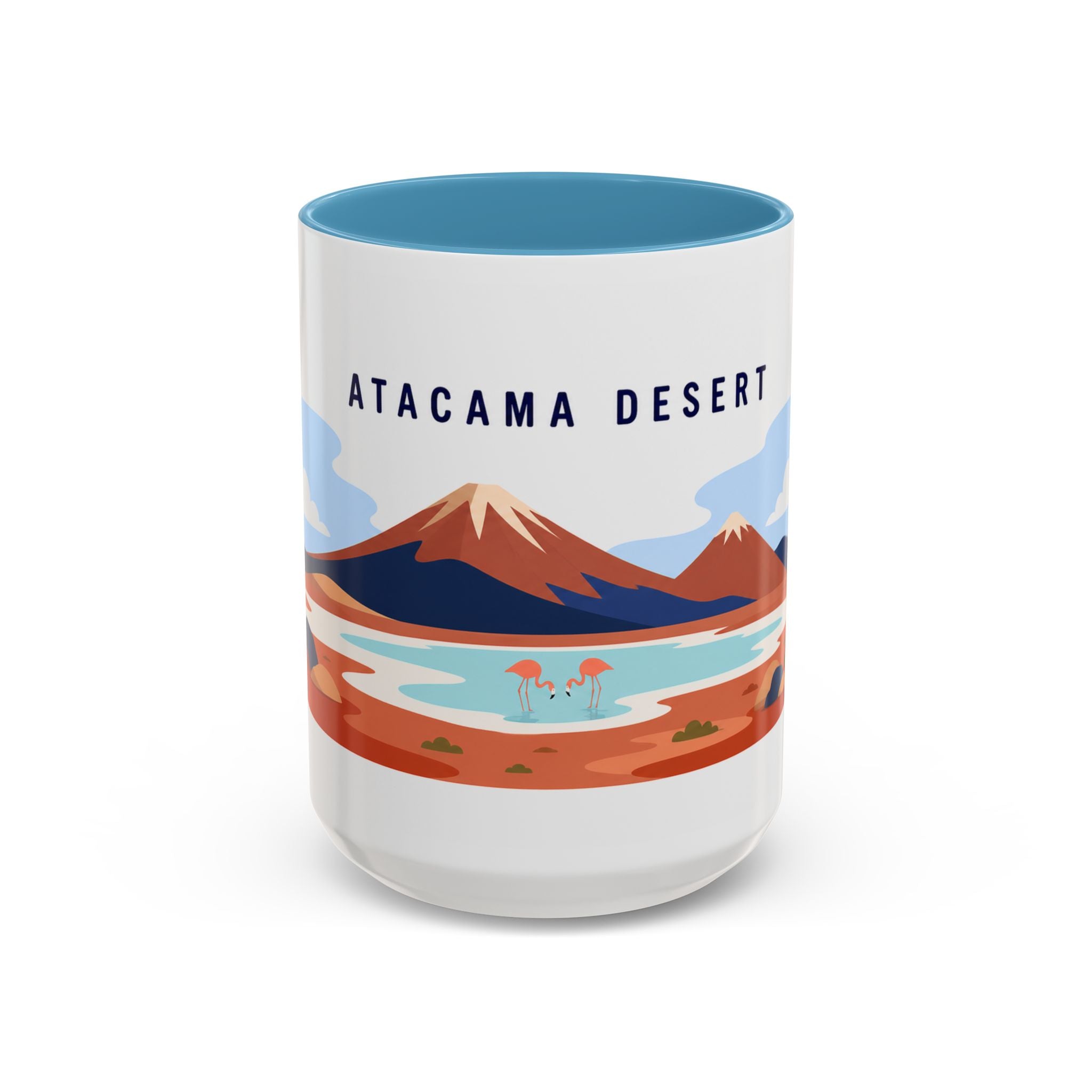 Atacama Desert Coffee Mug | Travel Destination Souvenir Gift | Accent Color Ceramic 11oz 15oz