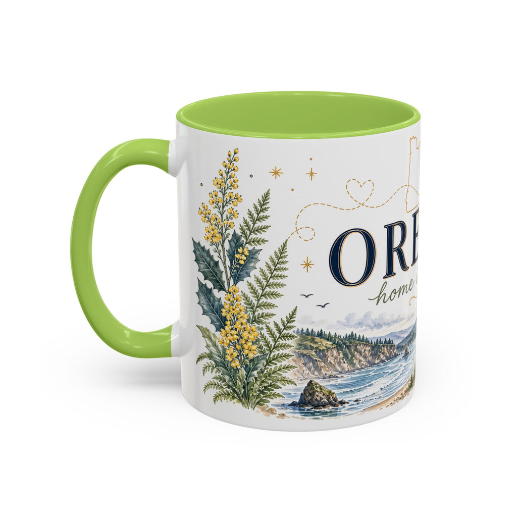 Oregon State Mug | Moving Away, Long Distance Friendship Gift | 11oz 15oz Accent Mug