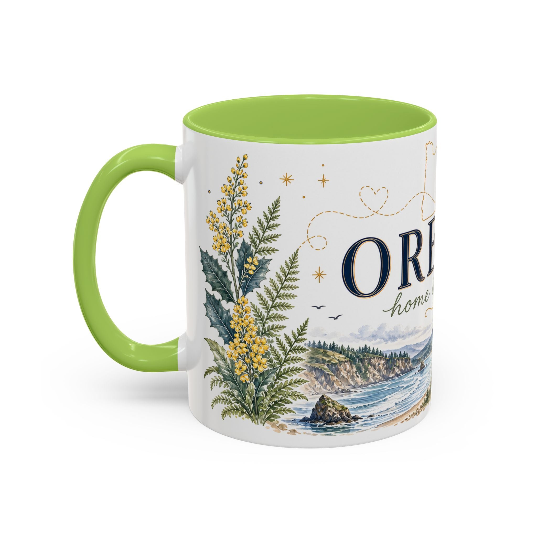 Oregon State Mug | Moving Away, Long Distance Friendship Gift | 11oz 15oz Accent Mug