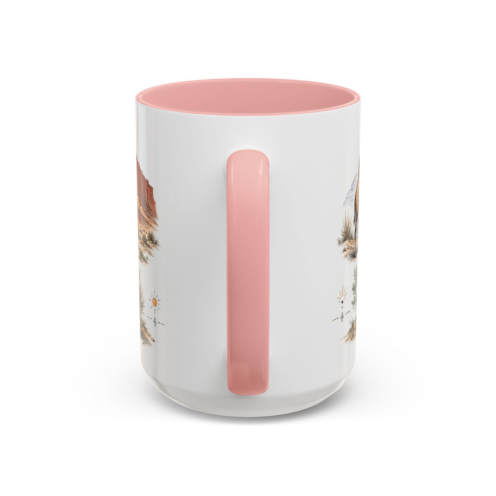 Gobi Desert Mug, Mongolia Travel Souvenir, Bucket List Gift, Accent Ceramic Coffee Mug 11oz 15oz