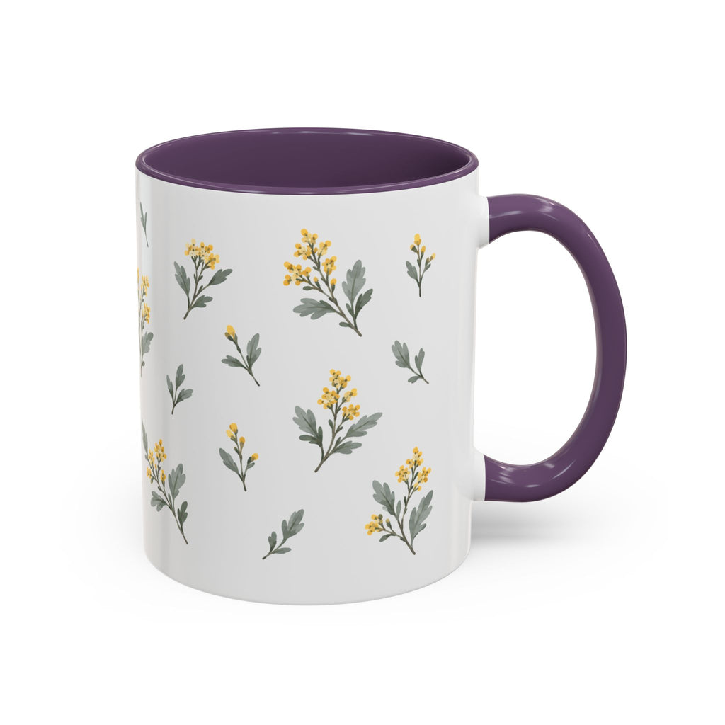 Nevada Sagebrush Mug, State Flower Floral Coffee Cup, 11oz Botanical Gift