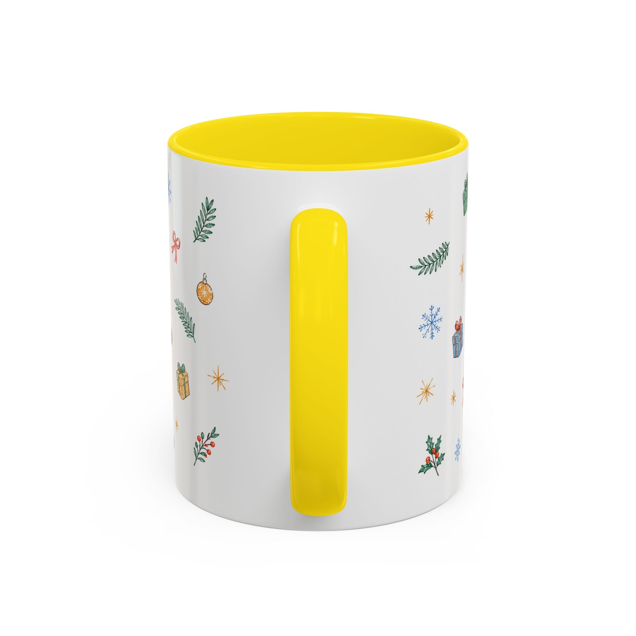 Angkor Christmas Mug | Watercolor Travel Souvenir | Holiday Gift | Accent Ceramic Coffee Cup 11oz 15oz