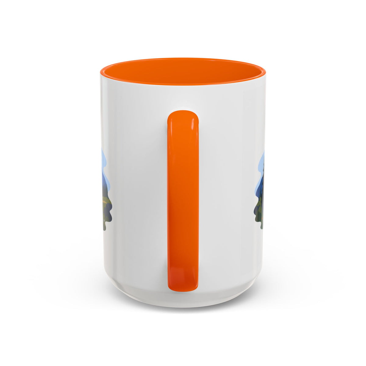 Rocky Mountain National Park Coffee Mug | Solid Color Block Park Souvenir | 11oz 15oz Accent Mug