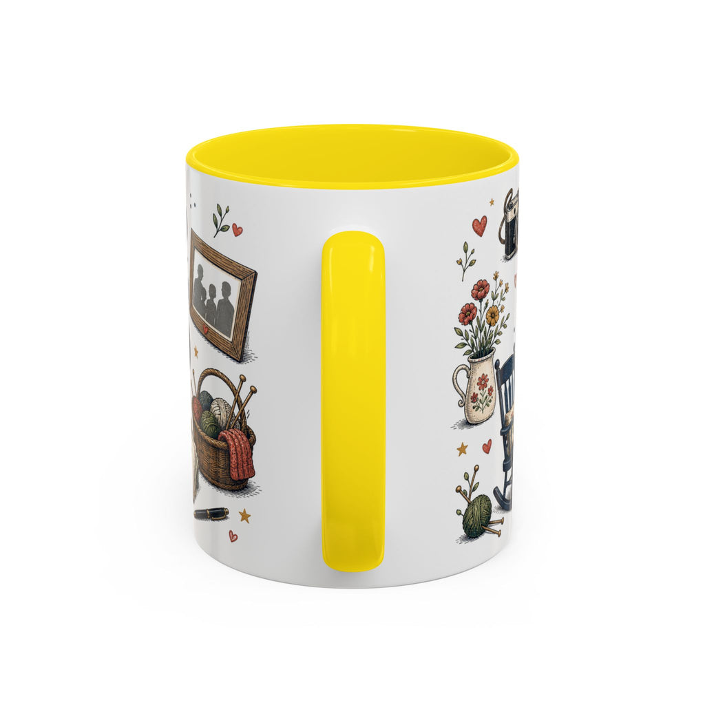 Best Grandparents Ever Coffee Mug | Gift From Grandkids | Accent Color Ceramic 11oz 15oz