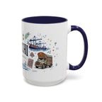 Karachi Coffee Mug | Pakistan Souvenir Travel Gift | Accent Color Ceramic 11oz 15oz