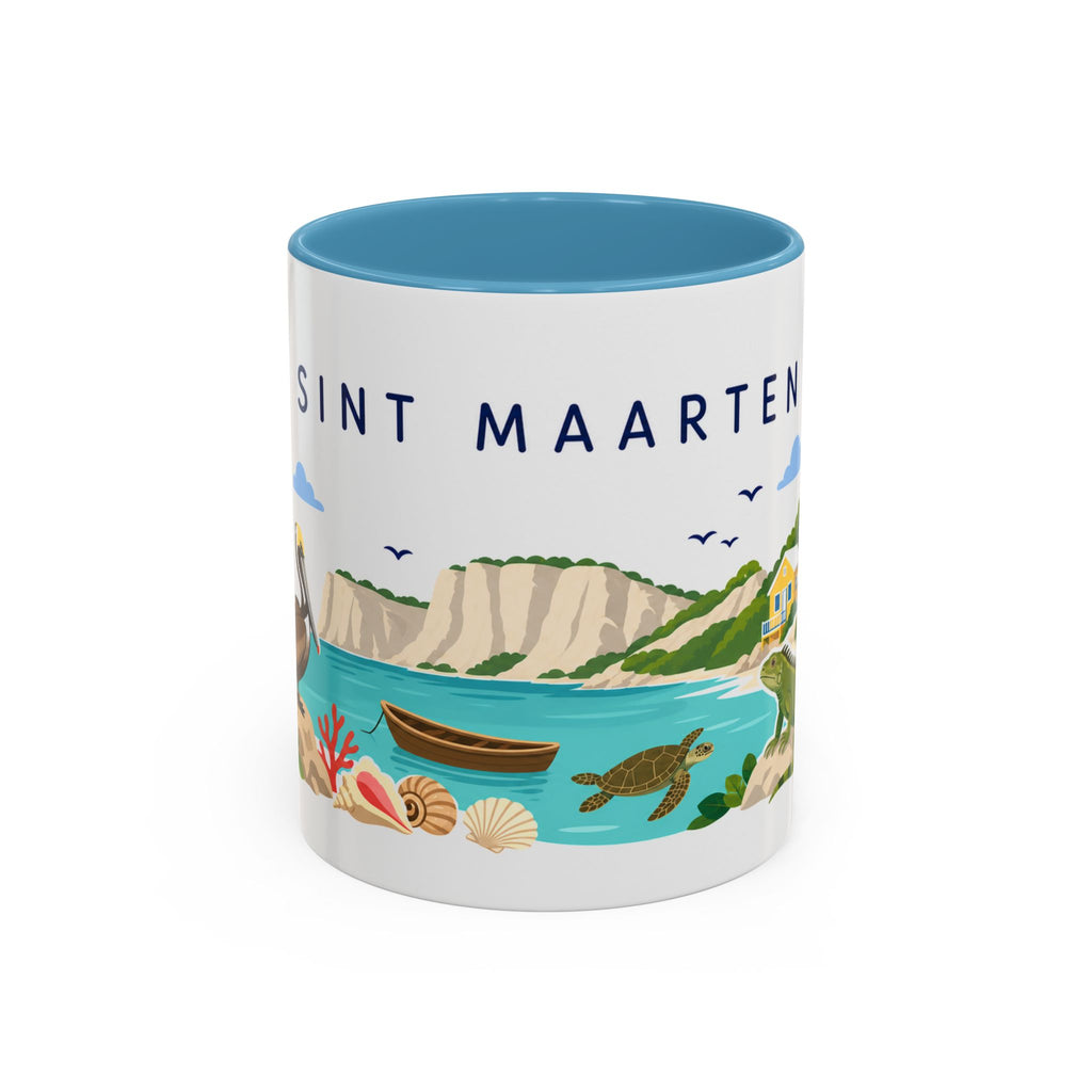 Sint Maarten Coffee Mug | Travel Souvenir Accent Mug | Country Gift Ceramic Cup 11oz 15oz