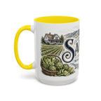 Salinas Coffee Mug | United States Travel Souvenir | Vintage Illustrated City Gift | 11 oz 15 oz Accent Mug