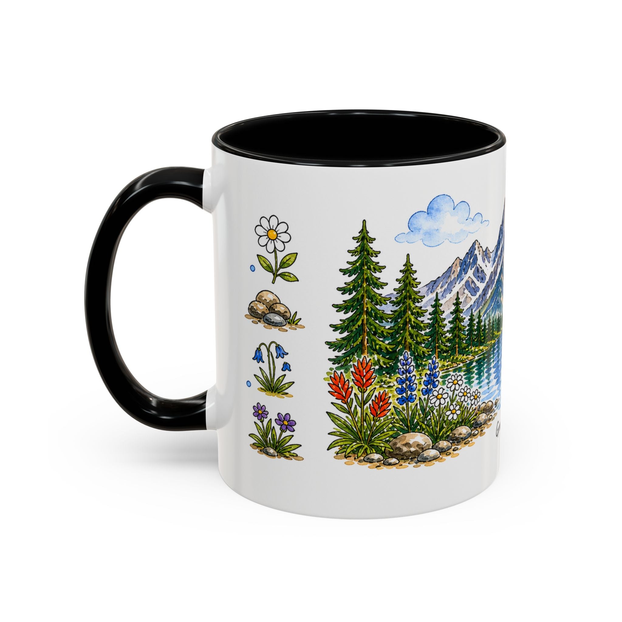 Grand Teton National Park Mug | US Travel Souvenir Accent Coffee Mug | 11oz 15oz Ceramic Cup