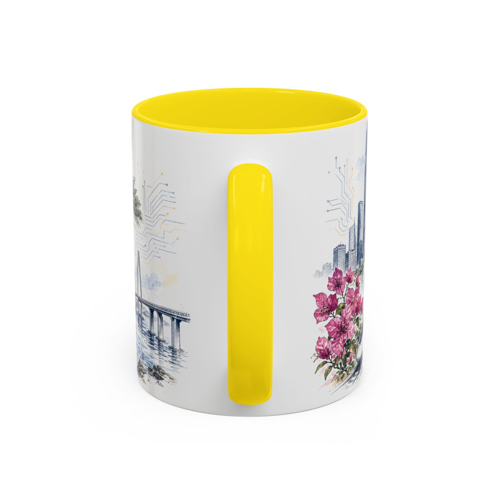 Shenzhen Coffee Mug | China Travel Souvenir | Vintage Illustrated City Gift | 11 oz 15 oz Accent Mug