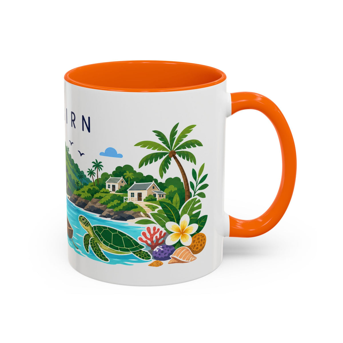 Pitcairn Coffee Mug | Travel Souvenir Accent Mug | Country Gift Ceramic Cup 11oz 15oz