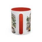Bucharest Coffee Mug | Romania Travel Souvenir | Vintage Illustrated City Gift | 11 oz 15 oz Accent Mug