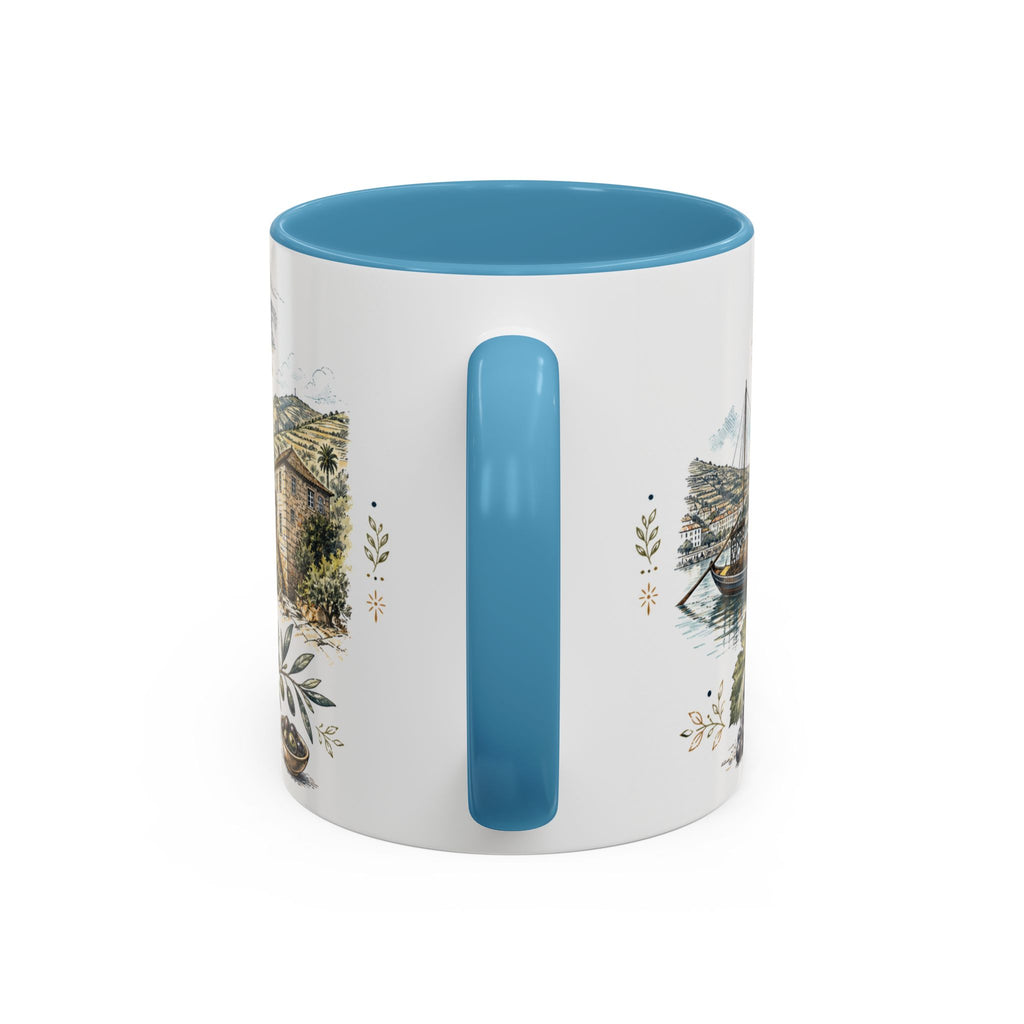 Douro Valley Mug, Portugal Travel Souvenir, Bucket List Gift, Accent Ceramic Coffee Mug 11oz 15oz