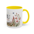 Peru Home Country Mug | Moving Away Gift | Long Distance Friendship | 11 oz 15 oz Accent Mug