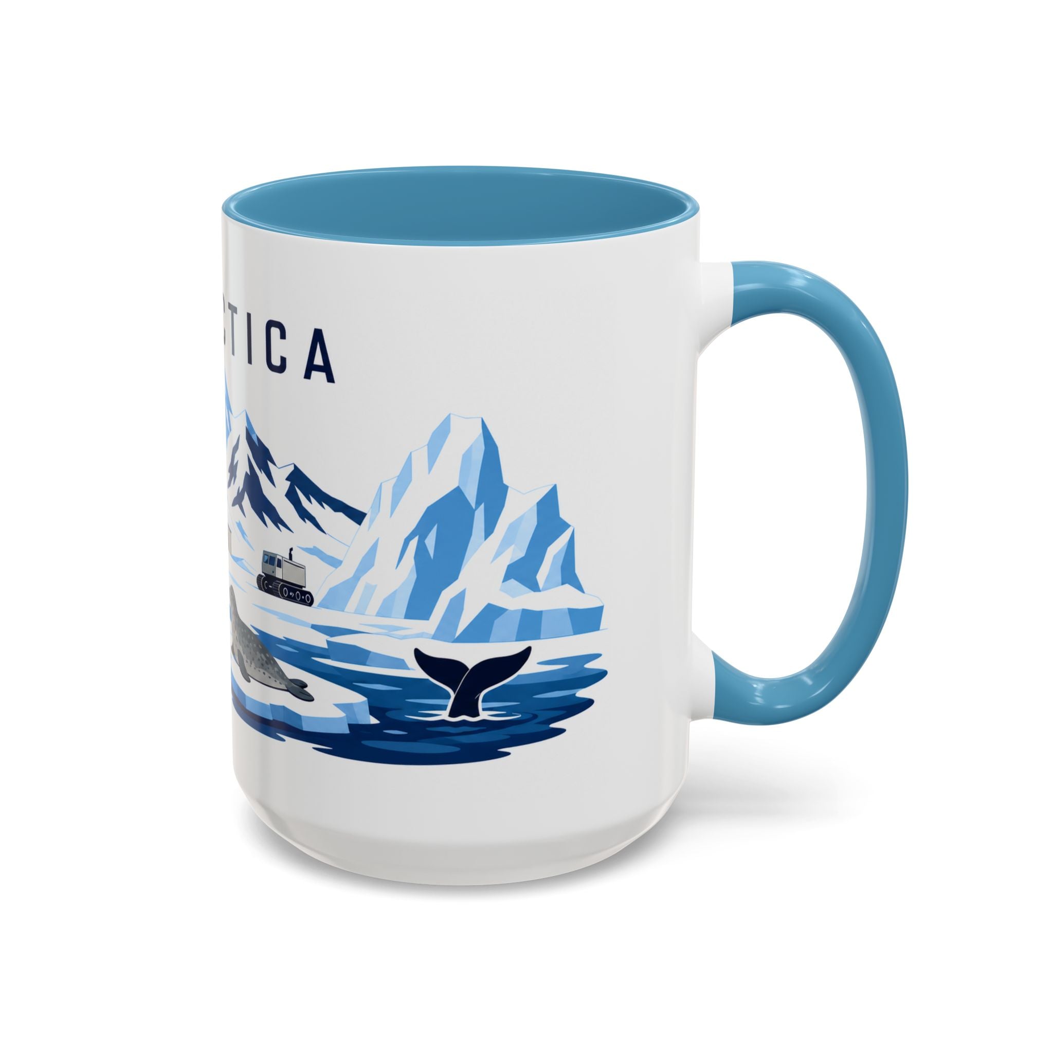 Antarctica Coffee Mug | Travel Souvenir Accent Mug | Country Gift Ceramic Cup 11oz 15oz