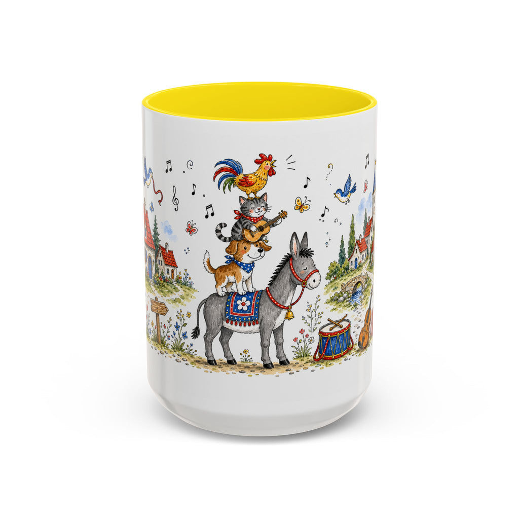 Bremen Town Musicians Mug | Storybook Accent Coffee Mug | EveryLegend