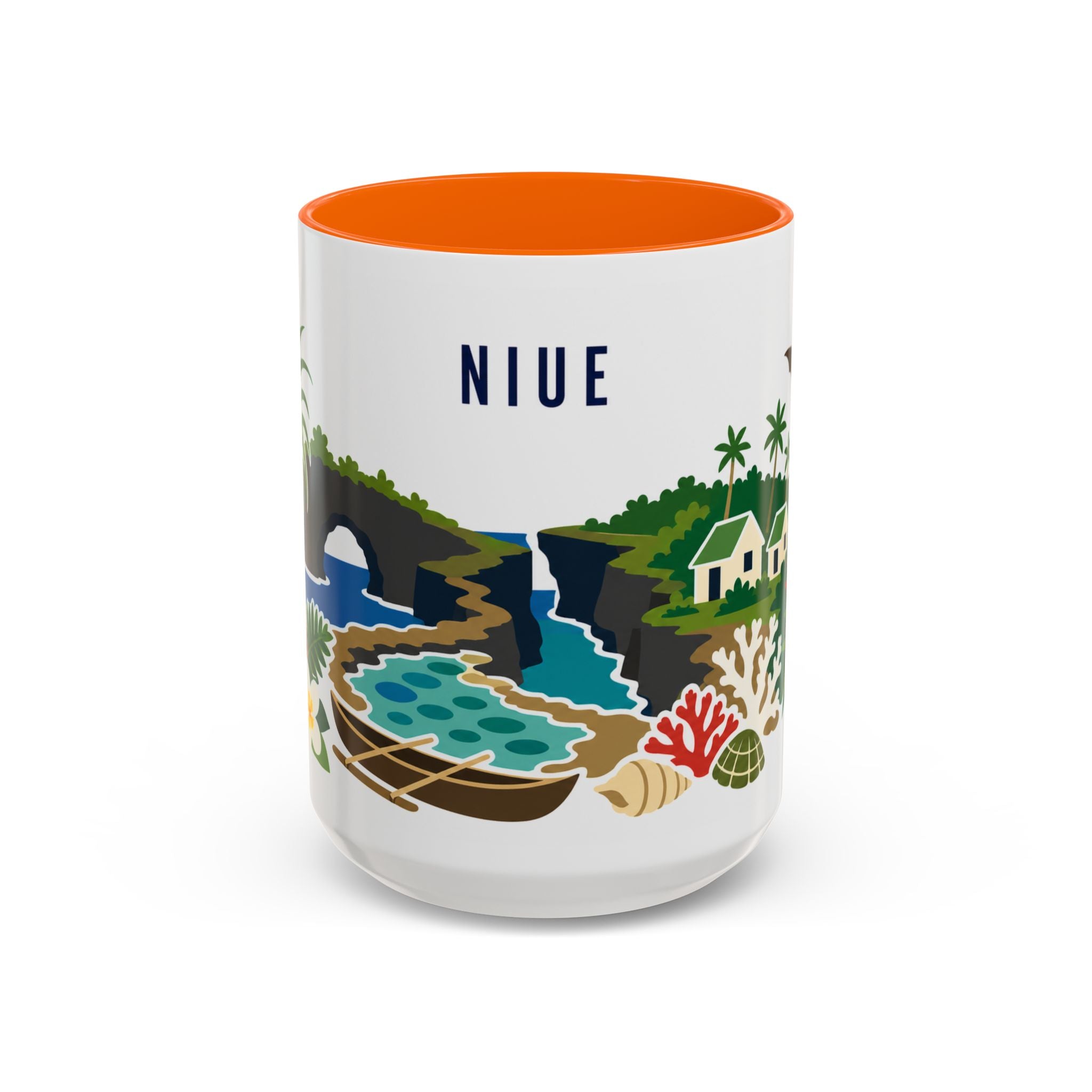 Niue Coffee Mug | Travel Souvenir Accent Mug | Country Gift Ceramic Cup 11oz 15oz