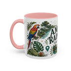 Amazon Rainforest Coffee Mug | Travel Destination Souvenir Gift | Accent Color Ceramic 11oz 15oz