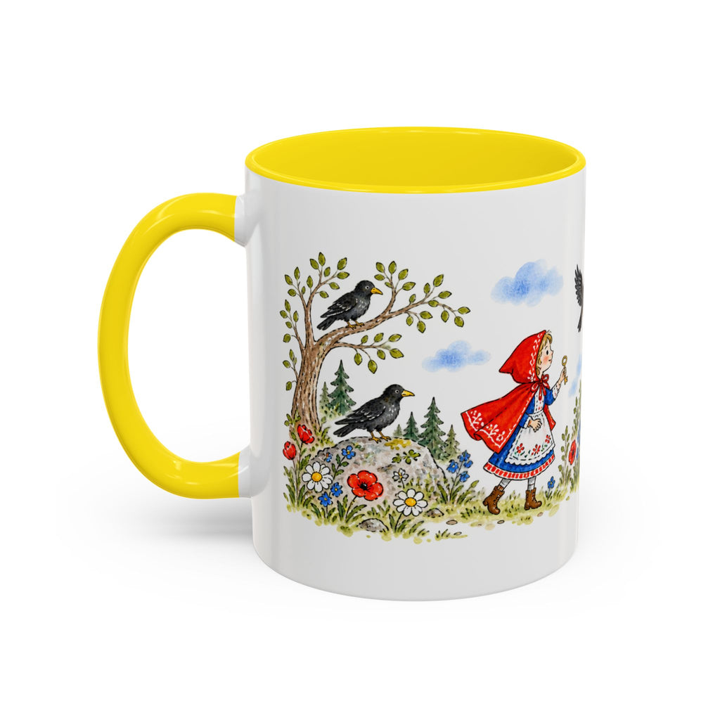 The Seven Ravens Mug | Storybook Fairy Tale Accent Coffee Mug | EveryLegend