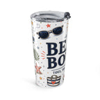 Beach Bound 20oz Tumbler | Coastal Summer Gift | Insulated Stainless Steel Travel Cup