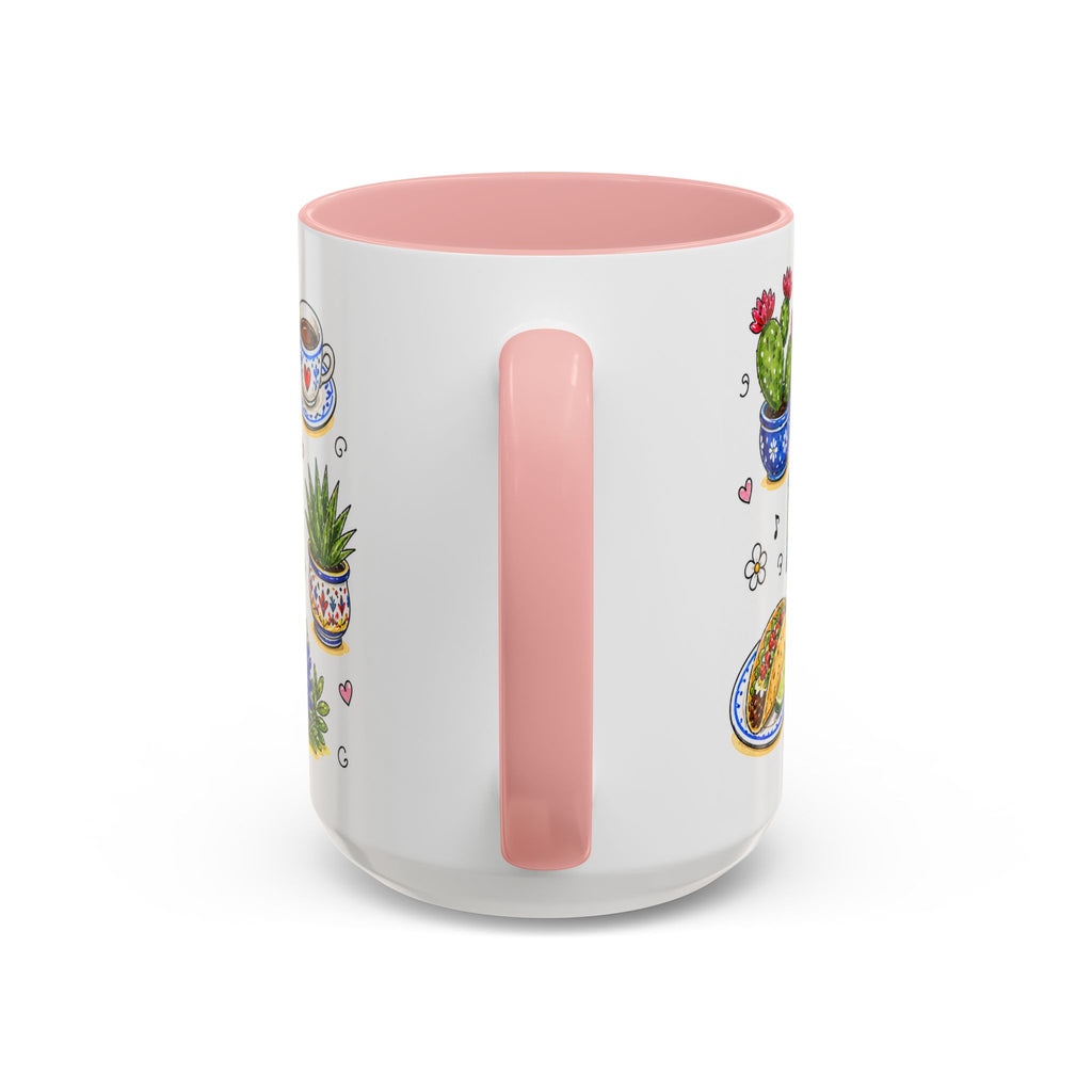 Austin Illustrated Travel Mug | City Souvenir Accent Coffee Mug | 11oz 15oz Ceramic Cup