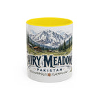 Fairy Meadows Mug, Pakistan Travel Souvenir, Bucket List Gift, Accent Ceramic Coffee Mug 11oz 15oz