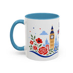 United Kingdom Coffee Mug | Travel Souvenir Accent Mug | Country Gift Ceramic Cup 11oz 15oz