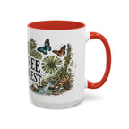 Daintree Rainforest Mug, Australia Travel Souvenir, Bucket List Gift, Accent Ceramic Coffee Mug 11oz 15oz