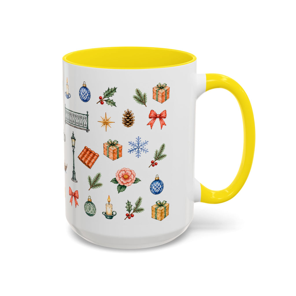 Porto Christmas Mug | Watercolor City Souvenir, Travel Gift (11oz/15oz)