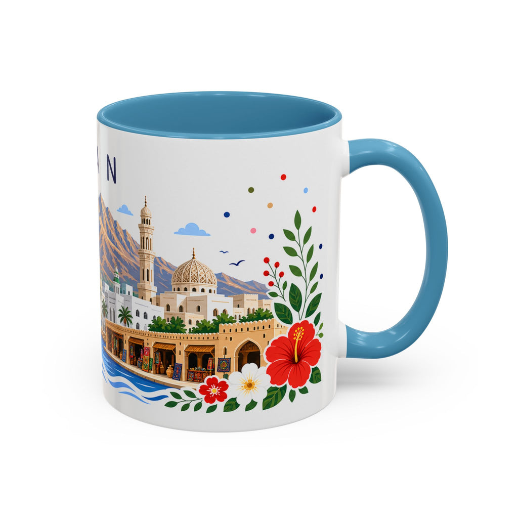 Oman Coffee Mug | Travel Souvenir Accent Mug | Place Gift Ceramic Cup 11oz 15oz