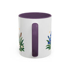 Aquarius Zodiac Coffee Mug | Water Bearer Design | Astrology Birthday Gift | 11 oz 15 oz Ceramic Accent Mug