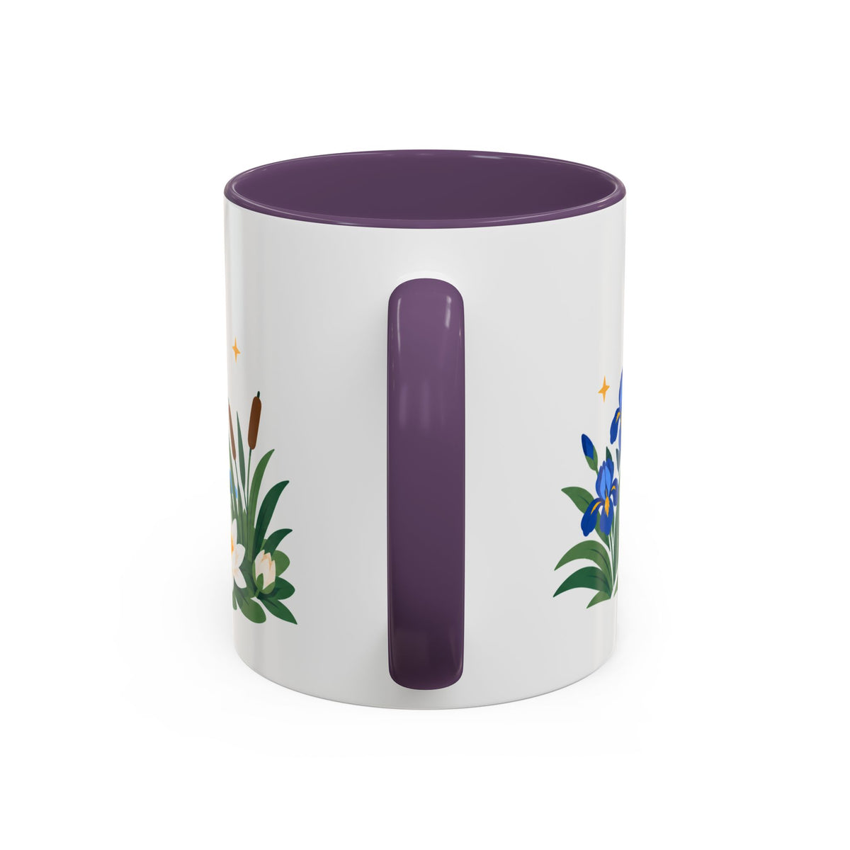 Aquarius Zodiac Coffee Mug | Water Bearer Design | Astrology Birthday Gift | 11 oz 15 oz Ceramic Accent Mug