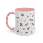 Angkor Christmas Mug | Watercolor Travel Souvenir | Holiday Gift | Accent Ceramic Coffee Cup 11oz 15oz