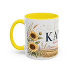 Kansas Home State Mug | Sunflower Prairie Landscape Coffee Cup