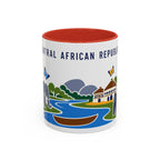 Central African Republic Coffee Mug | Travel Souvenir Accent Mug | Country Gift Ceramic Cup 11oz 15oz
