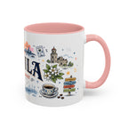 Manila Coffee Mug | Philippines Souvenir Travel Gift | Accent Color Ceramic 11oz 15oz