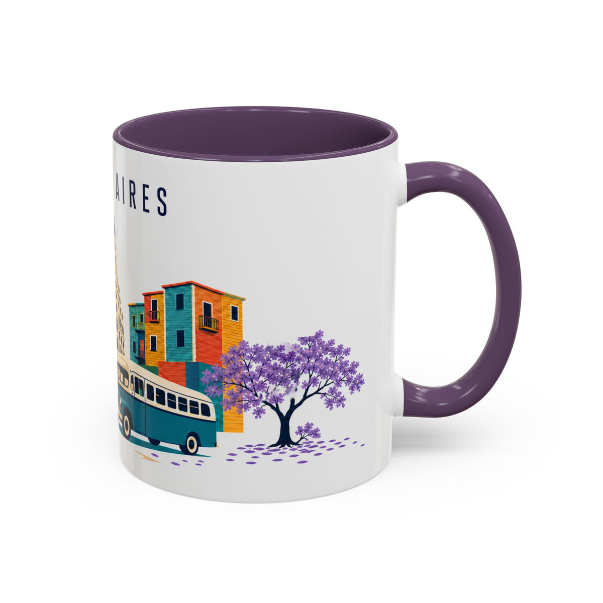 Buenos Aires Coffee Mug | Argentina Travel Souvenir | Porcelain Decal City Gift | 11oz 15oz Accent Mug