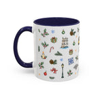 Lisbon Christmas Mug | Watercolor City Souvenir | Ceramic Coffee Cup 11oz 15oz