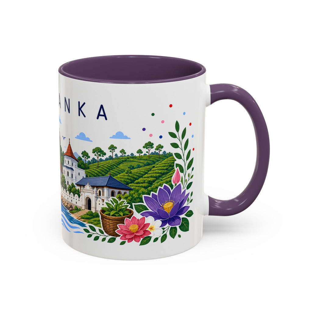 Sri Lanka Coffee Mug | Travel Souvenir Accent Mug | Place Gift Ceramic Cup 11oz 15oz