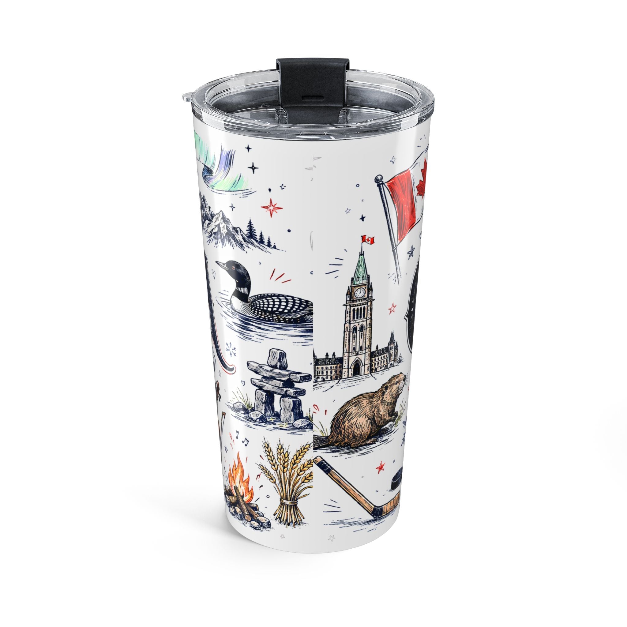 O Canada True North 20oz Tumbler | Canadian Pride Gift | Insulated Stainless Steel Travel Cup