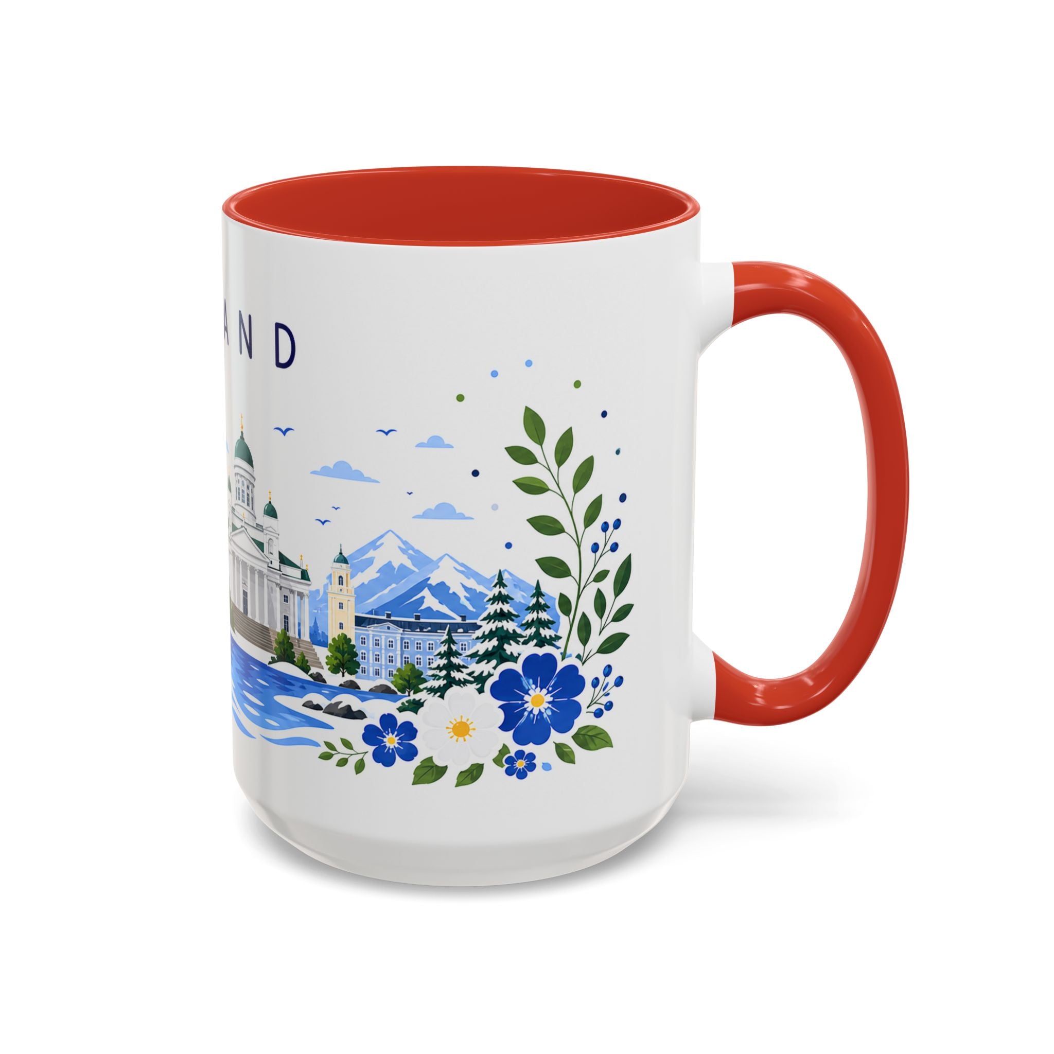 Finland Coffee Mug | Travel Souvenir Accent Mug | Place Gift Ceramic Cup 11oz 15oz
