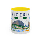 Nigeria Coffee Mug | Travel Souvenir Accent Mug | Country Gift Ceramic Cup 11oz 15oz