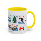 Vancouver Coffee Mug | Postage Stamp Collage Mug | Travel Souvenir Accent Cup 11oz 15oz