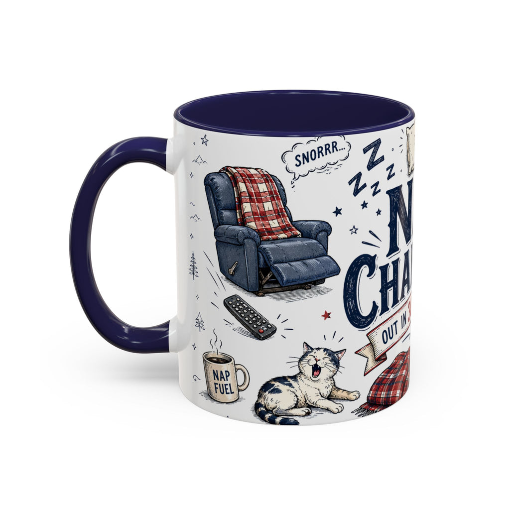 Nap Champion Coffee Mug | Father's Day Gift for Dad | Accent Color Ceramic 11oz 15oz