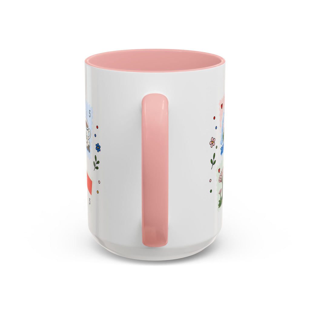 Singapore Coffee Mug | Postage Stamp Collage Mug | Travel Souvenir Accent Cup 11oz 15oz