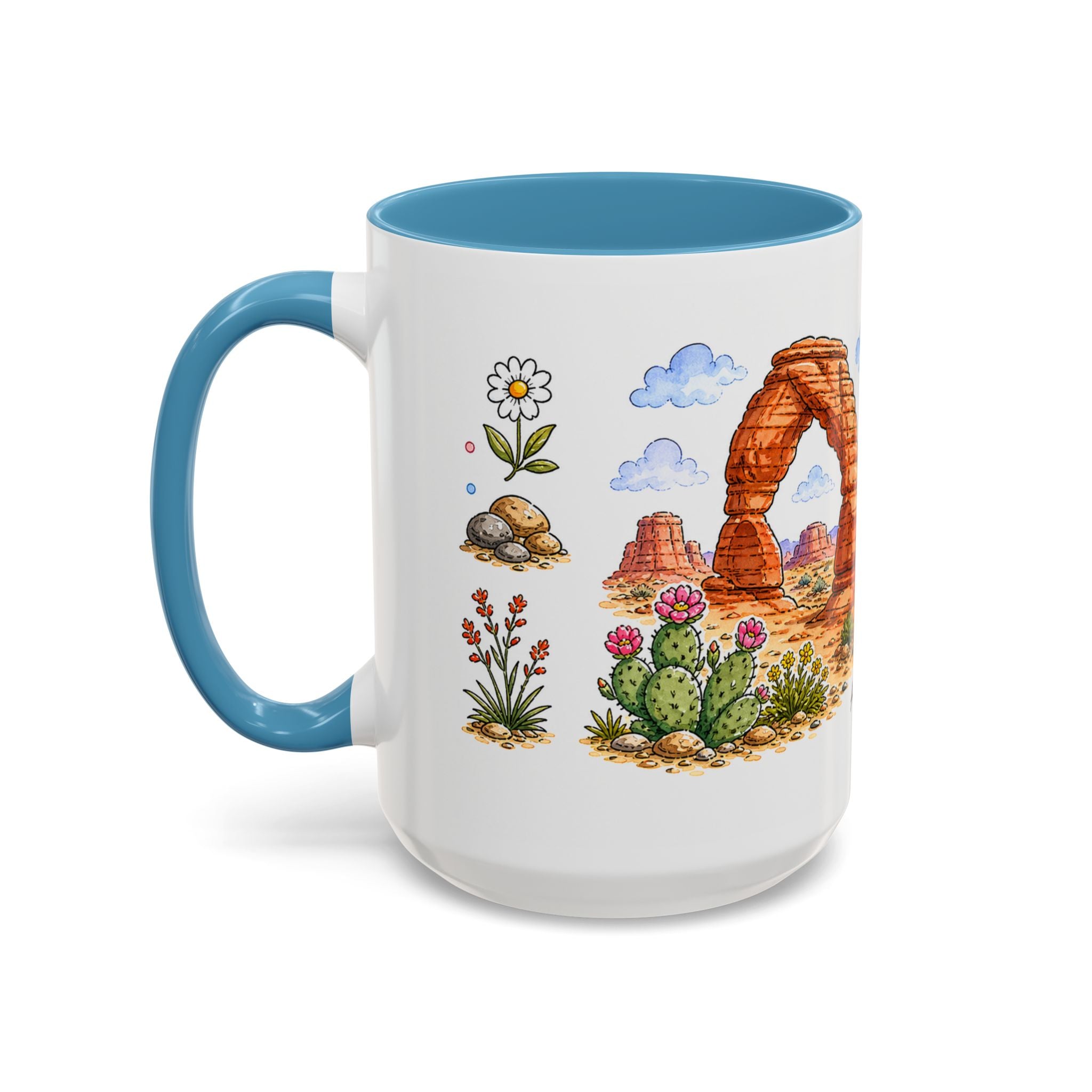 Arches National Park Mug | US Travel Souvenir Accent Coffee Mug | 11oz 15oz Ceramic Cup
