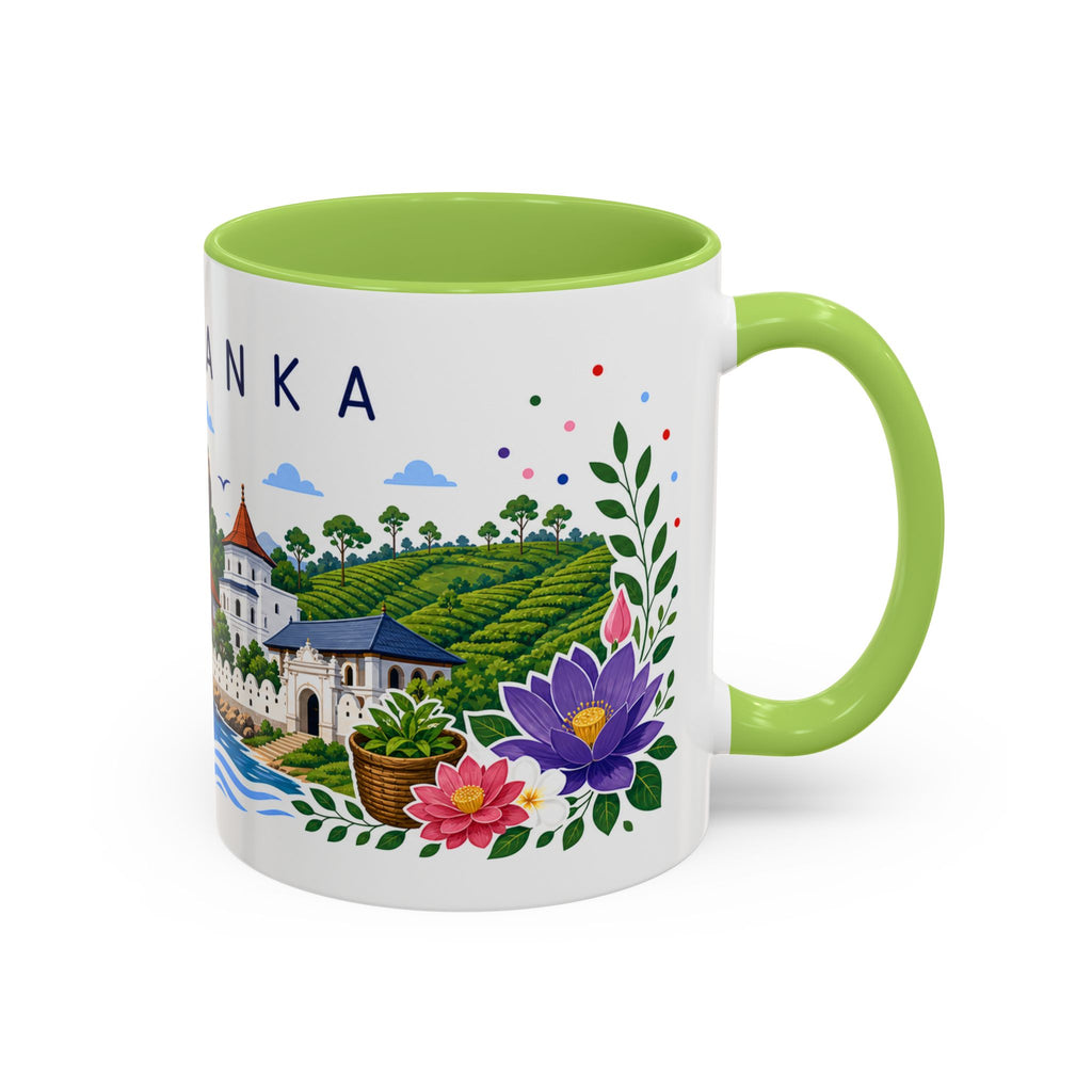 Sri Lanka Coffee Mug | Travel Souvenir Accent Mug | Place Gift Ceramic Cup 11oz 15oz