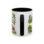 Durham Illustrated Travel Mug | City Souvenir Accent Coffee Mug | 11oz 15oz Ceramic Cup