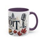 Detroit Coffee Mug | United States Travel Souvenir | Vintage Illustrated City Gift | 11 oz 15 oz Accent Mug