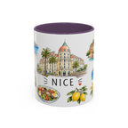 Nice Illustrated Travel Mug | City Souvenir Accent Coffee Mug | 11oz 15oz Ceramic Cup