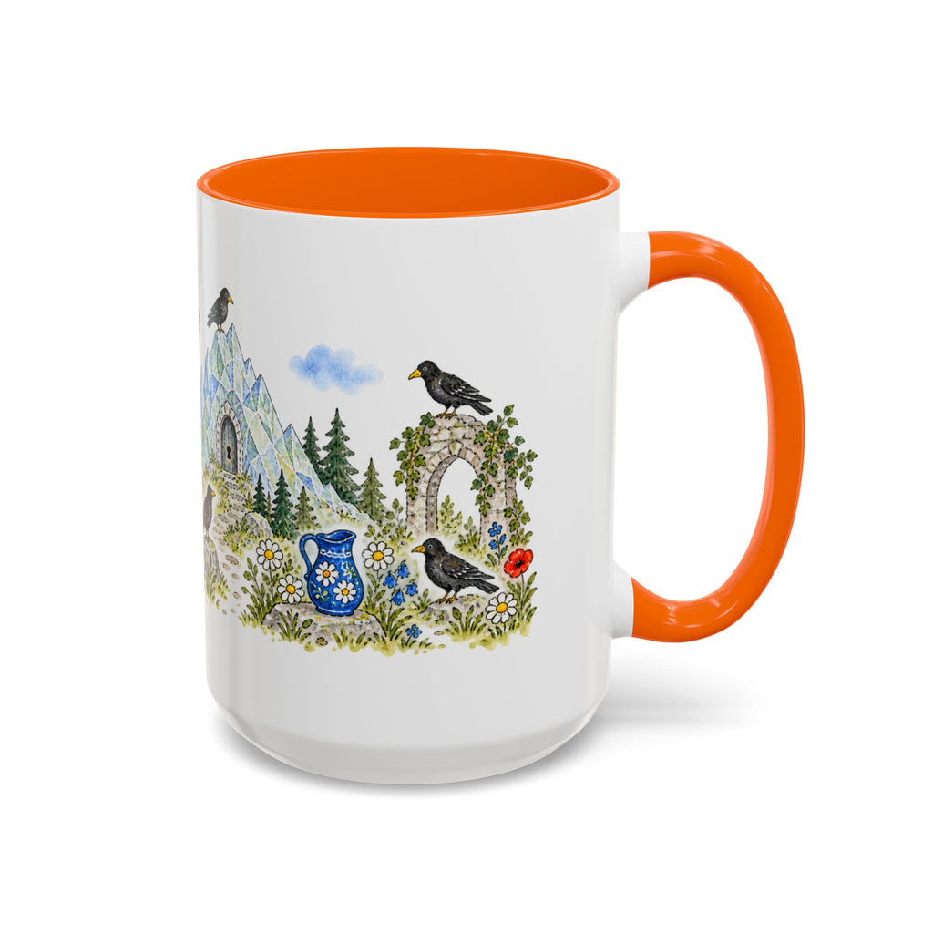 The Seven Ravens Mug | Storybook Fairy Tale Accent Coffee Mug | EveryLegend
